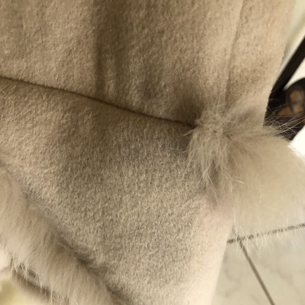 Belle Fare Cashmere Fur Coat Size XL - Picture 12 of 16